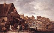 TENIERS, David the Younger Village Feast dtg France oil painting artist